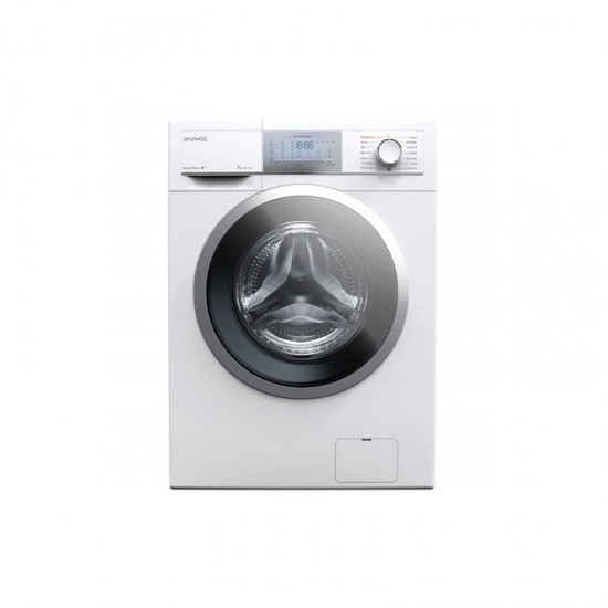 ماشین لباسشویی دوو مدل DWK-8140 بدنه سفید پنل سفید ظرفیت 8 کیلوگرمی خرید ماشین لباسشویی دوو