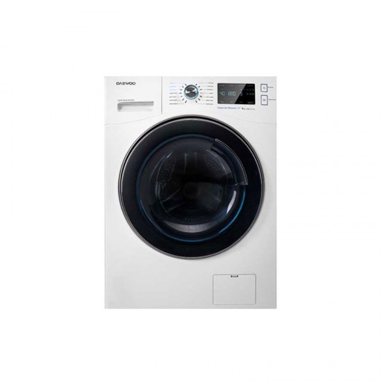 ماشین لباسشویی 8 کیلوگرمی دوو سری پریمو مدل DWK-8540 بدنه سفید پنل سفید خرید ماشین لباسشویی دوو