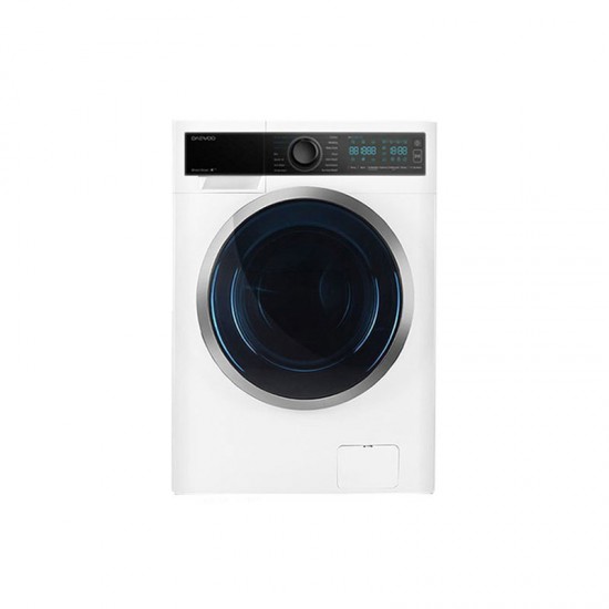 ماشین لباسشویی 8 کیلویی بدنه سفید پنل مشکی دوو مدل DWK-Life82TB خرید ماشین لباسشویی دوو