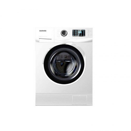 ماشین لباسشویی دوو سری ویوا مدل DWK-8240 بدنه سفید پنل سفید ظرفیت 8 کیلوگرمی خرید ماشین لباسشویی دوو