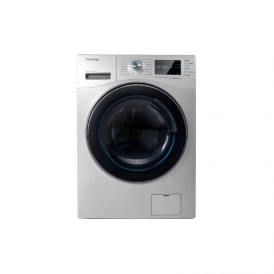 ماشین لباسشویی دوو سری Primo مدل DWK-8543 بدنه تیتانیوم پنل تیتانیوم ظرفیت 8 کیلوگرمی خرید ماشین لباسشویی دوو