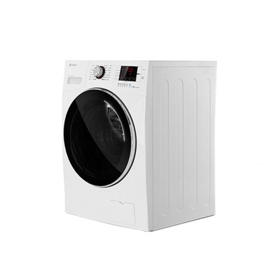 ماشین لباسشویی اسنوا مدل SWM-84506 ظرفیت 8 کیلوگرم دارای هیتر سرامیکی سفید درب دودی خرید ماشین لباسشویی اسنوا