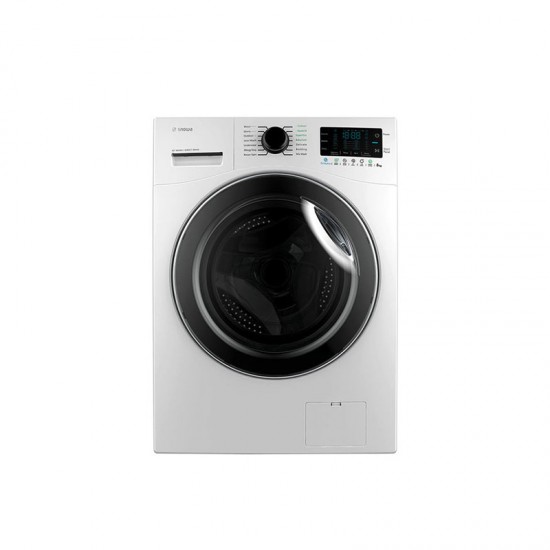 ماشین لباسشویی اسنوا سری اکتا پلاس مدل SWM-84516 ظرفیت 8 کیلوگرم سفید درب دودی خرید ماشین لباسشویی اسنوا