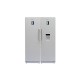 یخچال و فریزر دوقلو اسنوا مدل SN6-0190SW-Sn5-0190SW یخچال و فریزر دوقلو اسنوا مدل SN6-0190SW-Sn5-0190SW