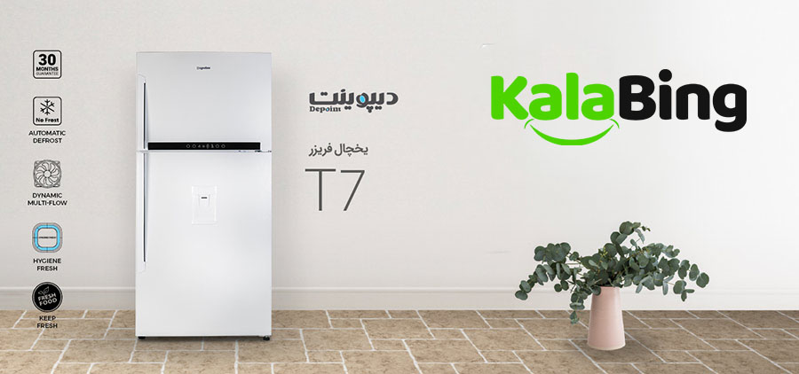 یخچال فریزر دیپوینت مدل T7