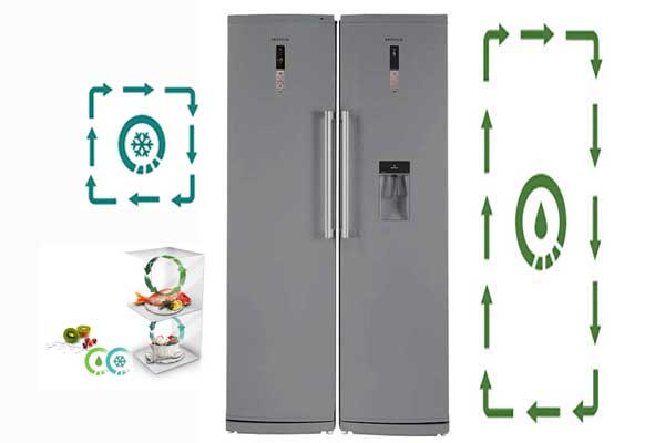 مصرف انرژی یخچال فریزر دوقلو امرسان FN15D-RH15D