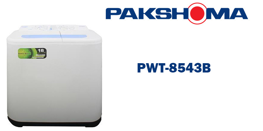 ماشین لباسشویی دوقلو پاکشوما مدل PWT-8543B