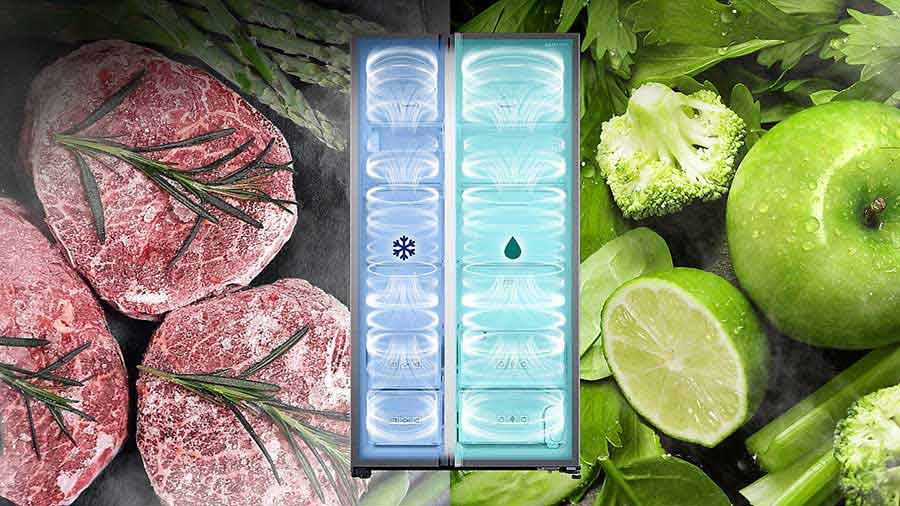 بدنه یخچال فریزر ساید بای ساید سامسونگ مدل FSR12